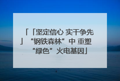「坚定信心 实干争先」“钢铁森林”中 重塑“绿色”火电基因