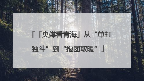 「央媒看青海」从“单打独斗”到“抱团取暖”
