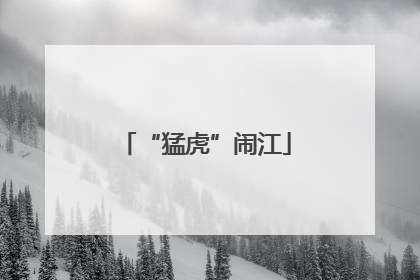 “猛虎”闹江