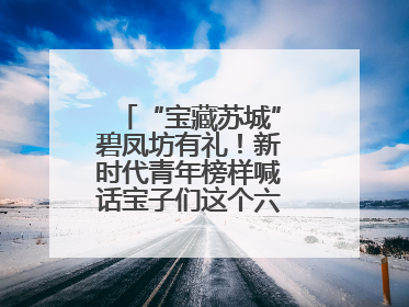 “宝藏苏城”碧凤坊有礼！新时代青年榜样喊话宝子们这个六一来平江街道