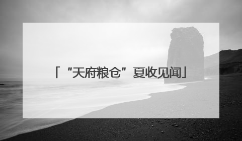 “天府粮仓”夏收见闻