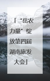 “岳农力量”绽放第四届湖南旅发大会