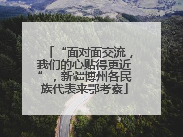 “面对面交流，我们的心贴得更近”，新疆博州各民族代表来鄂考察