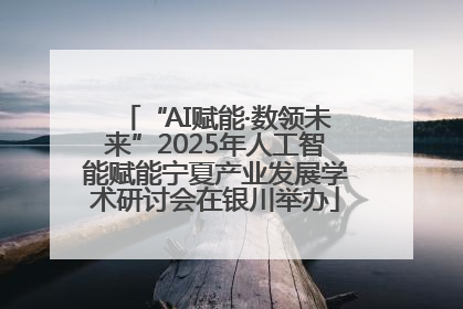 “AI赋能·数领未来”2025年人工智能赋能宁夏产业发展学术研讨会在银川举办