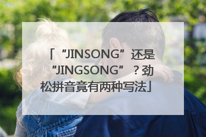 “JINSONG”还是“JINGSONG”？劲松拼音竟有两种写法