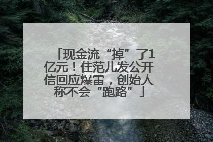 现金流“掉”了1亿元！住范儿发公开信回应爆雷，创始人称不会“跑路”