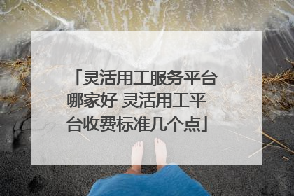灵活用工服务平台哪家好 灵活用工平台收费标准几个点