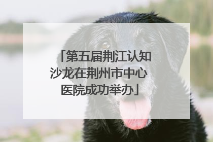 第五届荆江认知沙龙在荆州市中心医院成功举办