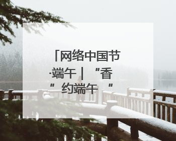 网络中国节·端午｜“香”约端午 “粽”享快乐