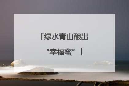 绿水青山酿出“幸福蜜”