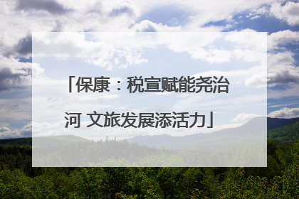 保康：税宣赋能尧治河 文旅发展添活力