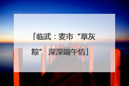 临武：麦市“草灰粽” 深深端午情