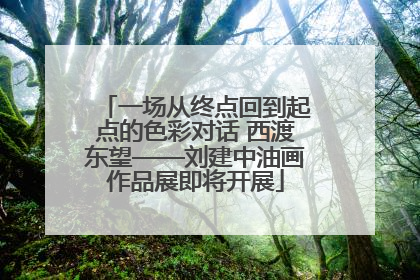 一场从终点回到起点的色彩对话 西渡东望——刘建中油画作品展即将开展