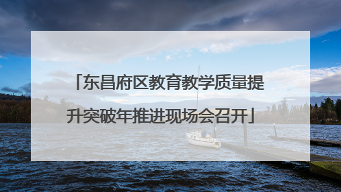 东昌府区教育教学质量提升突破年推进现场会召开