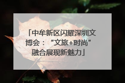 中牟新区闪耀深圳文博会：“文旅+时尚”融合展现新魅力