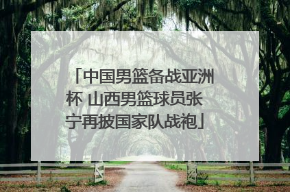 中国男篮备战亚洲杯 山西男篮球员张宁再披国家队战袍