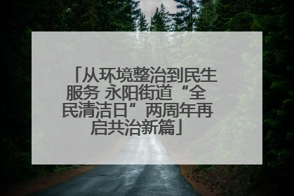 从环境整治到民生服务 永阳街道“全民清洁日”两周年再启共治新篇