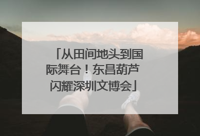 从田间地头到国际舞台！东昌葫芦闪耀深圳文博会