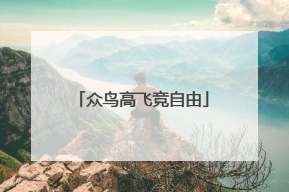 众鸟高飞竞自由