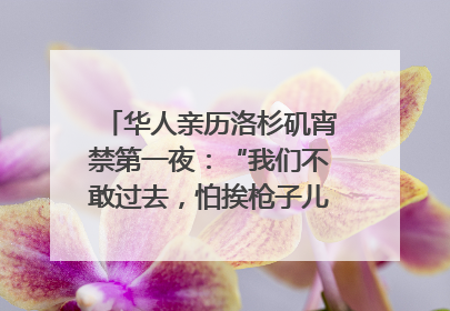 华人亲历洛杉矶宵禁第一夜：“我们不敢过去，怕挨枪子儿”｜封面头条