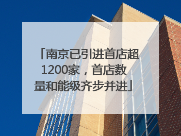 南京已引进首店超1200家，首店数量和能级齐步并进