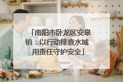 南阳市卧龙区安皋镇：以行动排查水域 用责任守护安全