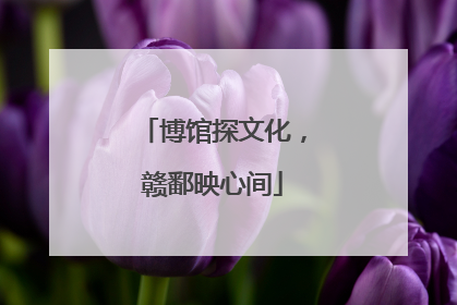 博馆探文化，赣鄱映心间