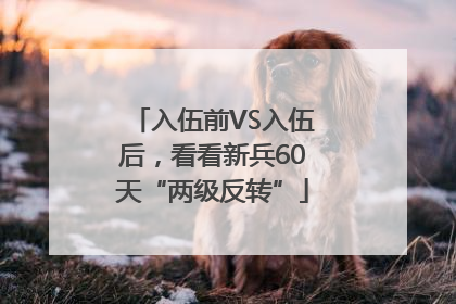入伍前VS入伍后，看看新兵60天“两级反转”