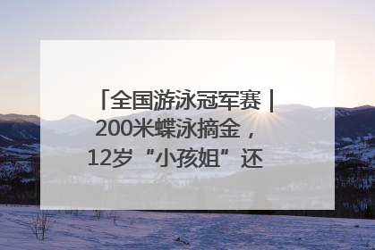 全国游泳冠军赛｜200米蝶泳摘金，12岁“小孩姐”还能制造多少惊喜？