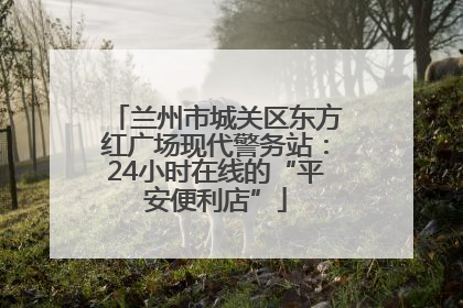 兰州市城关区东方红广场现代警务站：24小时在线的“平安便利店”