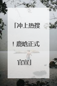 冲上热搜！鹿晗正式官宣