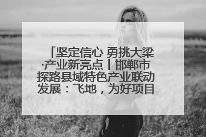 坚定信心 勇挑大梁·产业新亮点丨邯郸市探路县域特色产业联动发展：飞地，为好项目跨域安个家