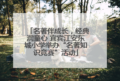 名著伴成长，经典润童心 宜宾江安东城小学举办“名著知识竞赛”活动