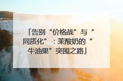告别“价格战”与“同质化”：茉酸奶的“牛油果”突围之路