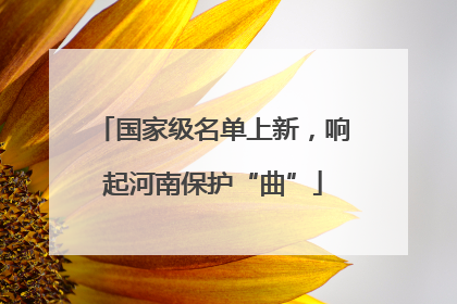 国家级名单上新，响起河南保护“曲”