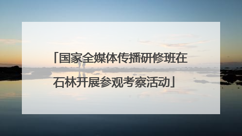 国家全媒体传播研修班在石林开展参观考察活动