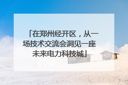 在郑州经开区，从一场技术交流会洞见一座未来电力科技城
