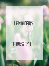 孙俪的唇下痣没了