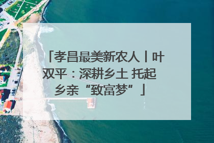 孝昌最美新农人丨叶双平：深耕乡土 托起乡亲“致富梦”