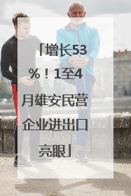增长53%！1至4月雄安民营企业进出口亮眼