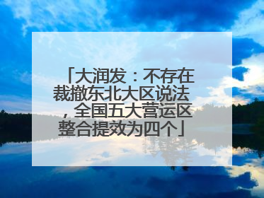 大润发：不存在裁撤东北大区说法，全国五大营运区整合提效为四个