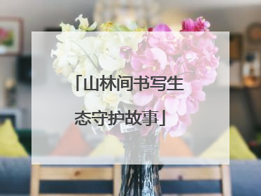 山林间书写生态守护故事
