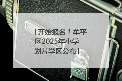 开始报名！牟平区2025年小学划片学区公布