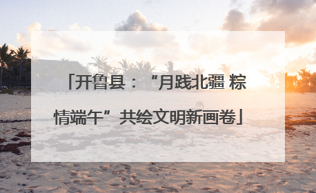 开鲁县：“月践北疆 粽情端午”共绘文明新画卷