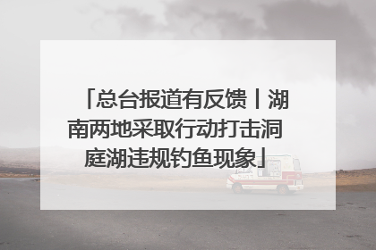 总台报道有反馈丨湖南两地采取行动打击洞庭湖违规钓鱼现象