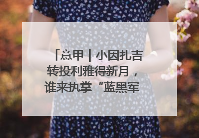 意甲｜小因扎吉转投利雅得新月，谁来执掌“蓝黑军团”帅印？