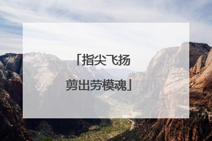 指尖飞扬 剪出劳模魂
