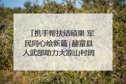 携手帮扶结硕果 军民同心绘新篇∣赫章县人武部助力大凉山村阔步乡村振兴路