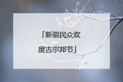 新疆民众欢度古尔邦节