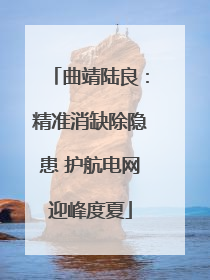 曲靖陆良：精准消缺除隐患 护航电网迎峰度夏